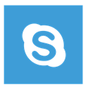 Color, square, Skype CornflowerBlue icon