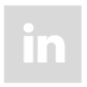 Linkedin, square, gray Gainsboro icon