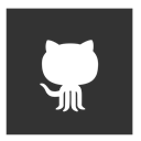 Github, square DarkSlateGray icon