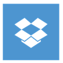 square, dropbox SteelBlue icon
