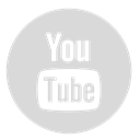 Circle, youtube, gray Gainsboro icon