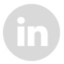 Linkedin, gray, Circle Gainsboro icon