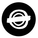 Circle, Neilorangepeel Black icon