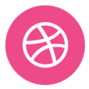 Color, Circle, dribbble PaleVioletRed icon