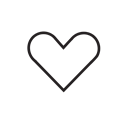 love, Heart Black icon