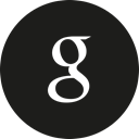Circle, google Black icon