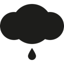 Rain Black icon