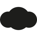 Cloud Black icon