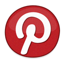 pinterest Firebrick icon