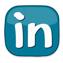 Linkedin DarkCyan icon