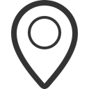 Map, pin, location Black icon