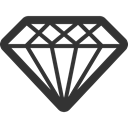Diamonds, diamond DarkSlateGray icon