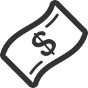 Banknote Black icon
