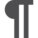 Pilcrow DarkSlateGray icon