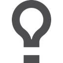 lightbulb DarkSlateGray icon