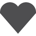 fill, Heart DarkSlateGray icon