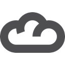 Cloud DarkSlateGray icon