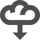 Cloud, download DarkSlateGray icon