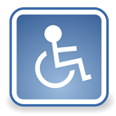 Desktop, Accessibility, preferences SteelBlue icon