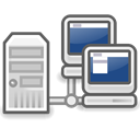 workgroup, network Black icon