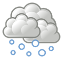 weather, Snow Black icon