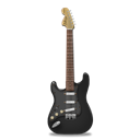 stratocastor, guitar Black icon