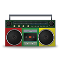 Boombox, Reggae Black icon