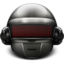 helmet, Daft, Punk Black icon