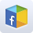 Appcenter, Newsfeed, Facebook Gainsboro icon
