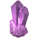 gem, precious, jewel, Stone, pink, Amethyst, amethystine Black icon