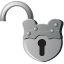 Unlock, open, hack, security, padlock, freedom, secure, Unlocked, password, Lock Icon