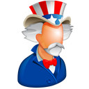 american, America, Stars, sam, uncle sam, usa, hat, united states, world police, us, uncle Black icon