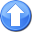 Up, upload, Arrow, Go CornflowerBlue icon