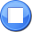 Audio, playing, stop, media, Multimedia, music, button CornflowerBlue icon