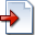 Arrow, document, right, Import, File Icon
