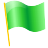 pennant, small flag, Checkbox, flag, pennon, ensign, banner, green Black icon