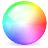 Sphere, palette, glob, button, globule, Bowl, Ball, bead, Orb, Color Black icon