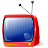 Tv, tvset Black icon