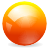 glob, Ball, Orange, globule, bead, Orb, button, Sphere, Bowl Icon