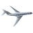 Fast, Plane, flight, travel, airplane, jet, airline, transportation, fly Black icon