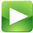 Multimedia, Audio, start, player, music, play, video YellowGreen icon
