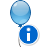 Balloon, Info, party, help, event, Holiday, festive, Information, support Icon