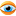 Eye, watch, retina, see, look, view, zoom, visible Goldenrod icon