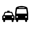 Traffic, cars, Ground, transportation Black icon