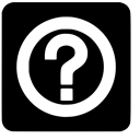 question, Information Black icon