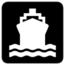 transportation, ship, Boat, water Black icon