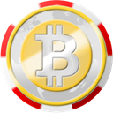 Casino, Bitcoin, coinsphere, Chip Gainsboro icon