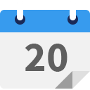 Calendar WhiteSmoke icon