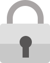 Lock Gainsboro icon