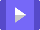 video, play MediumSlateBlue icon